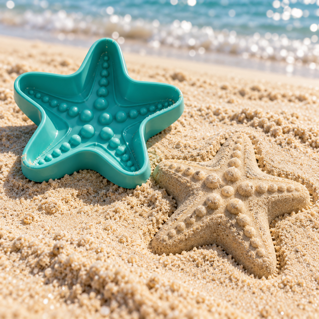 AI-generated concept illustration: Starfish Shore Sand Mold